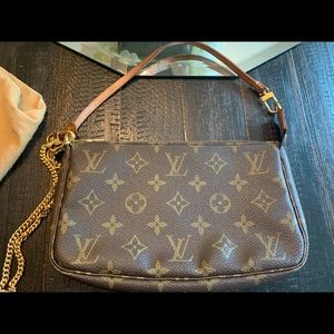 Louis Vuitton Brown Monogram Mini pochette